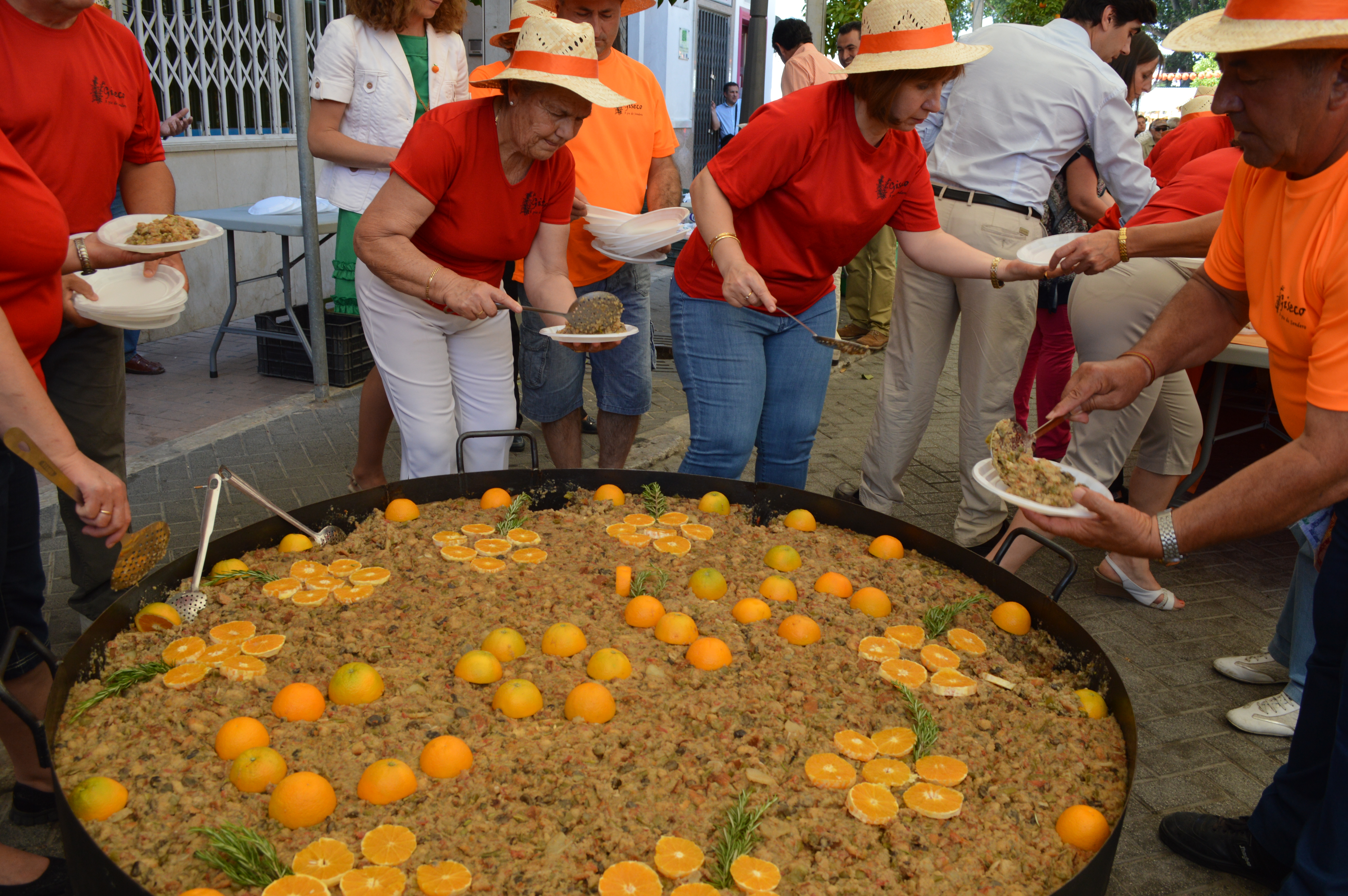 Sopa hervía en la Fiesta de la Naranja. Coín