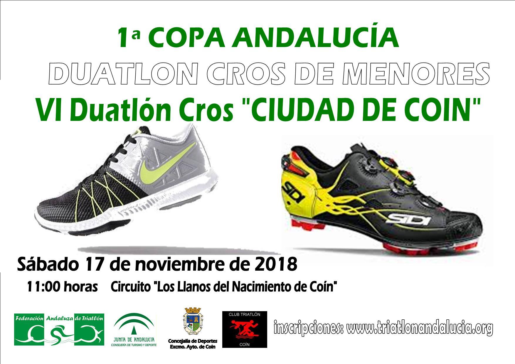 Cartel Copa Andalucía de duatlón cros