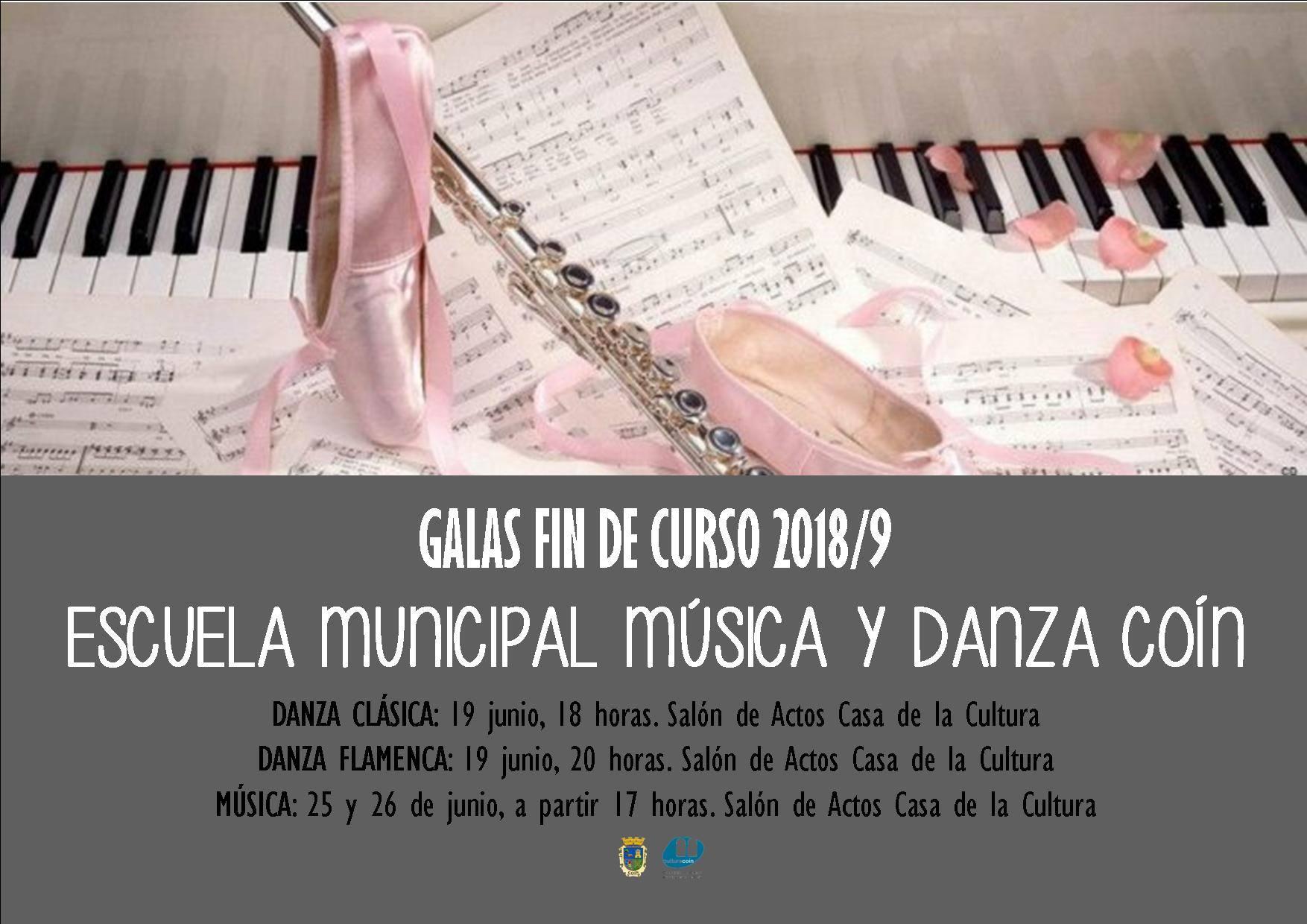 galas fin de curso musica y danza