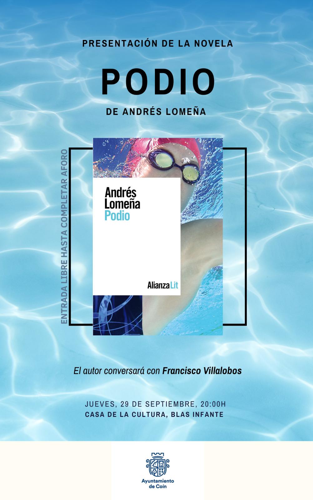 presentacion novela podio