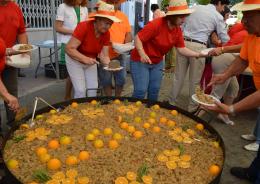 Sopa hervía en la Fiesta de la Naranja. Coín