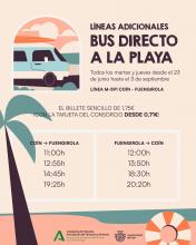 Bus directo a la playa